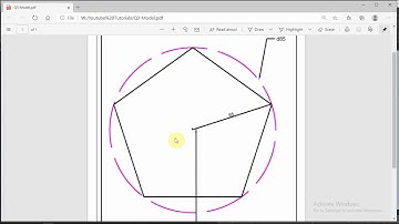 How to draw inscribed polygon of 5 sides in AUTO CAD