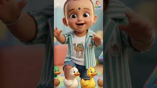Learn Numbers 1–5 🔢 | Fun Counting Song for Kids 🎶 #shorts