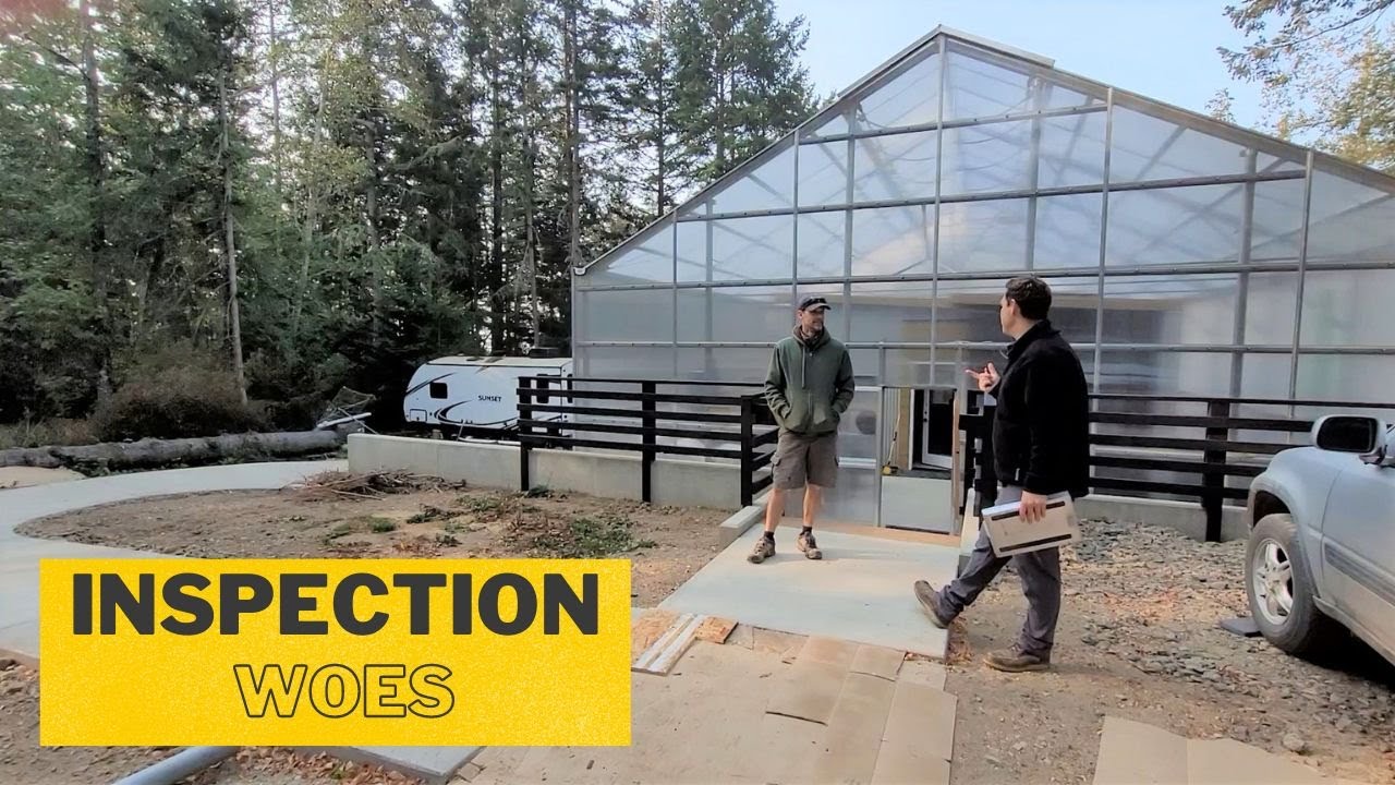 E45 Tiny Home in a Greenhouse | Final inspection failed