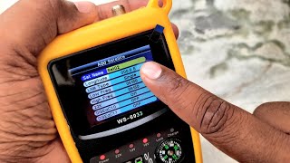 How to add new TP Frequency and New Satellite in Digital Satellite Finder | Satlink WS-6933 screenshot 5
