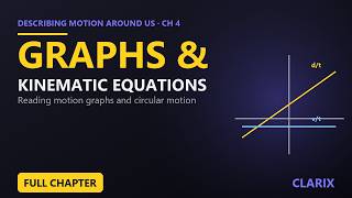 Motion Graphs Class 9 🔥 Kinematic Equations + Circular Motion Explained | Physics Ch 4 (Part 2) | Bo
