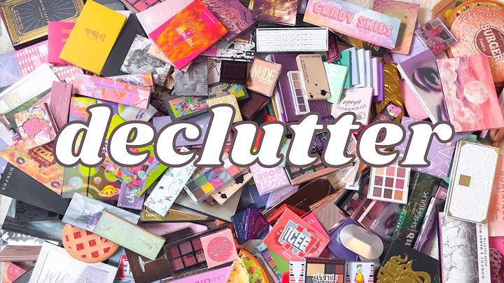 MY BIGGEST DECLUTTER EVER! *eyeshadow palettes* - ...