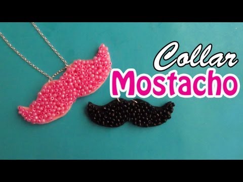 Collar de Mostacho //Super facil// DIY Mustache Necklace