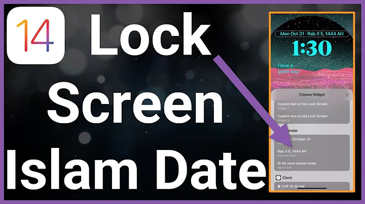 How To Add Islamic Date To iPhone Lock Screen