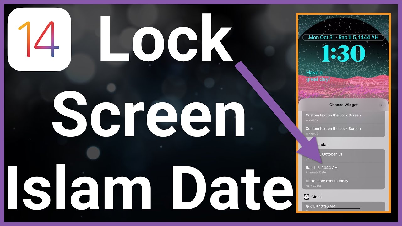 How to Add Islamic Calendar to Iphone Ios 15  