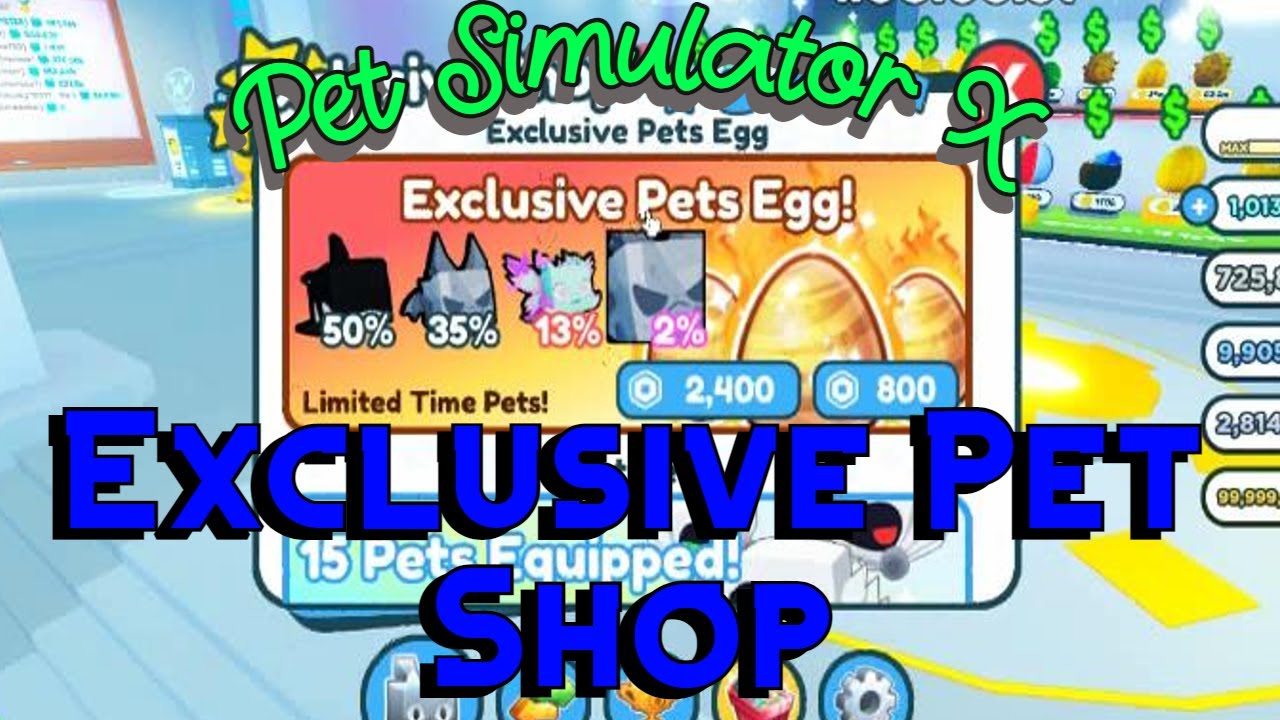 Цены pet simulator. Пет симулятор х Exclusive Pets. Pet Simulator x. Эксклюзив ПЭТ. Аукцион ПЭТ симулятор.