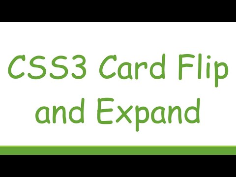 CSS3 Card Flip and Expand