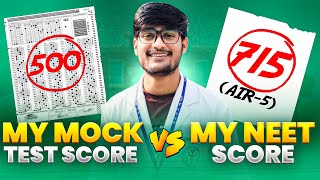 I GAVE 100+ NEET MOCK TEST - MY MOCK TEST JOURNEY 🔥 500 to 715 in NEET ✨
