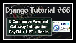 Integrating Payment Gateway: PayTM, UPI, Cards & NetBanking | Python Django Tutorials In Hindi #66 screenshot 3