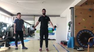 Dumbbell Scaption Raise