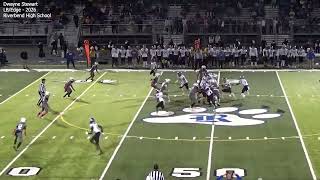 Edge Tackle 2 | Dwayne Stewart  | Riverbend vs Stafford - 10/25/2024 | 2026 - LB/EDGE