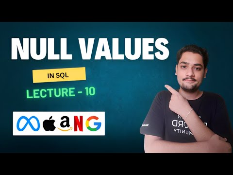 IS NULL & IS NOT NULL in SQL || Handle Null Values in Database ...