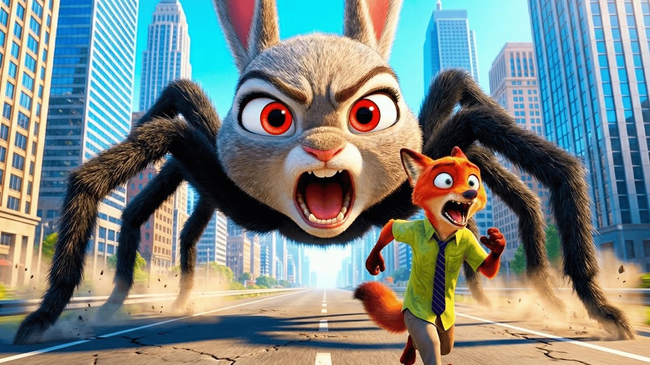 🕷️ The Spider Curse Turned Judy Into a Terrifying Monster! 😱| Zootopia 2