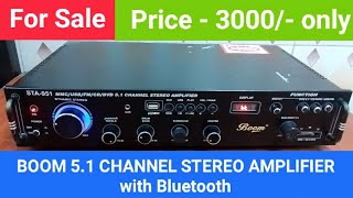 BOOM 5.1 CHANNEL STEREO AMPLIFIER with Bluetooth Contact No - 8750424840