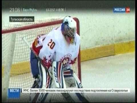 Алексей Дюмин сыграл за легенд российского хоккея на турнире «Кубок Еврохим 2017» (Россия 24)