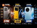 Xiaomi 17t Pro vs Poco F8 Ultra vs Honor 600 Pro