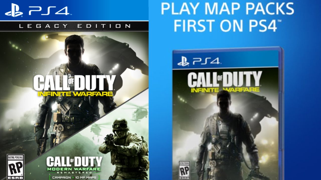 CONFIRMED "INFINITE WARFARE" DLC FIRST ON PS4 + ALL GAME COD IW EDITIONS 