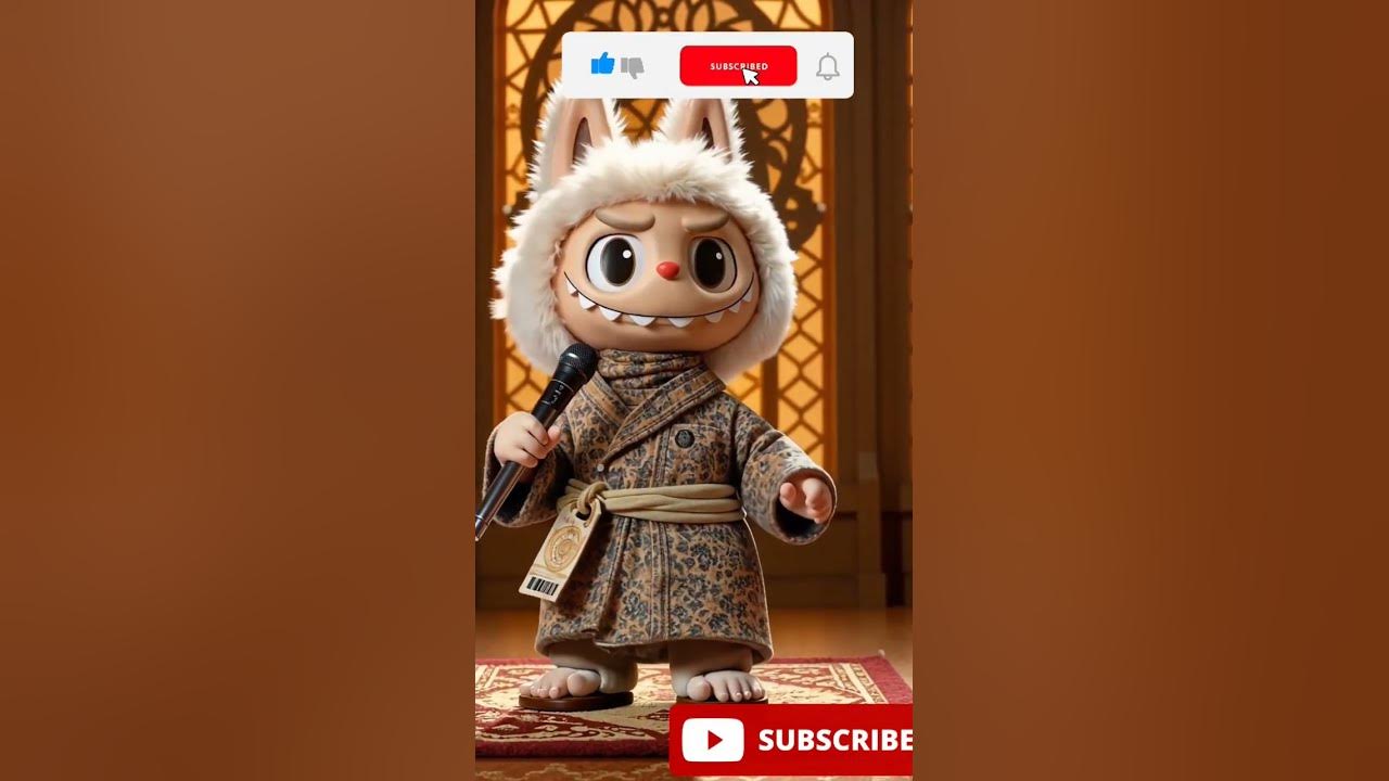 Aliifun baa taun saa [labubu] #cute #cat #islamicsong #labubu