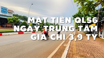 Chị Dung kẹt tiền muốn bán nhanh đất mặt tiền QL56 ngay sát trung tâm huyện Châu Đức