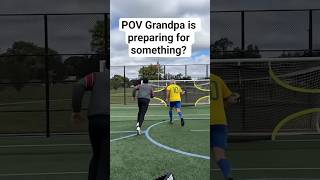 POV your grandpa still doing #football training as if he do prepares a spesial perfomance 🥶 #futbol