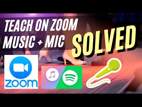 Video How to zoom with music and microphone for dance class... - youtube