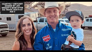 Heartfelt Obituary Shared by Levi Wright's Mom After His Tragic Death at Age 3
