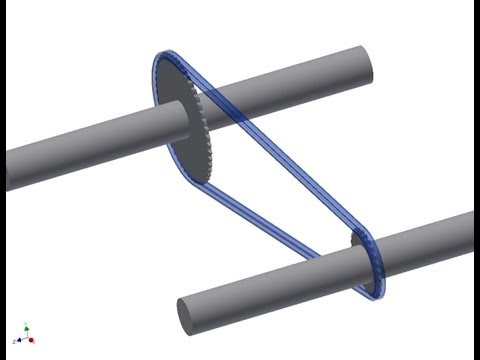 Quick Tutorial on Roller Chains Inventor Professional (USTA)