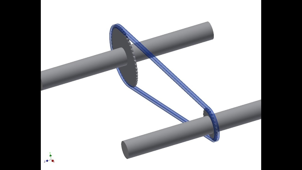 Quick Tutorial on Roller Chains Inventor Professional (USTA) YouTube