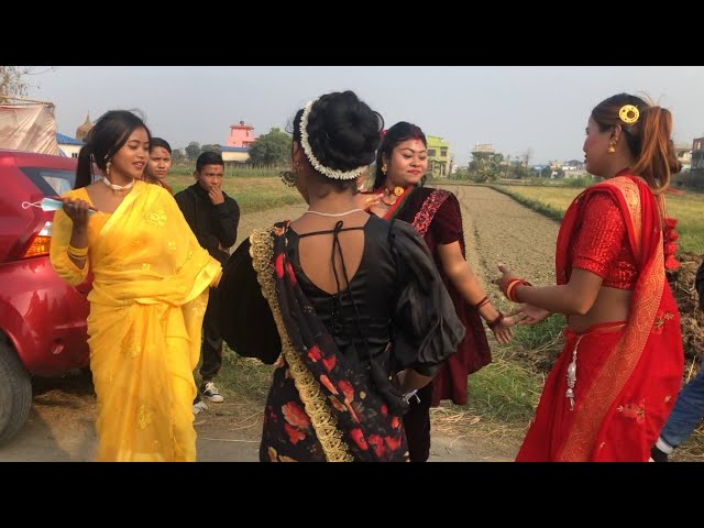 Sajan Mor Aagail Tharu Wedding Dance In Chitwan||AJYC SOUND ||2022 class=