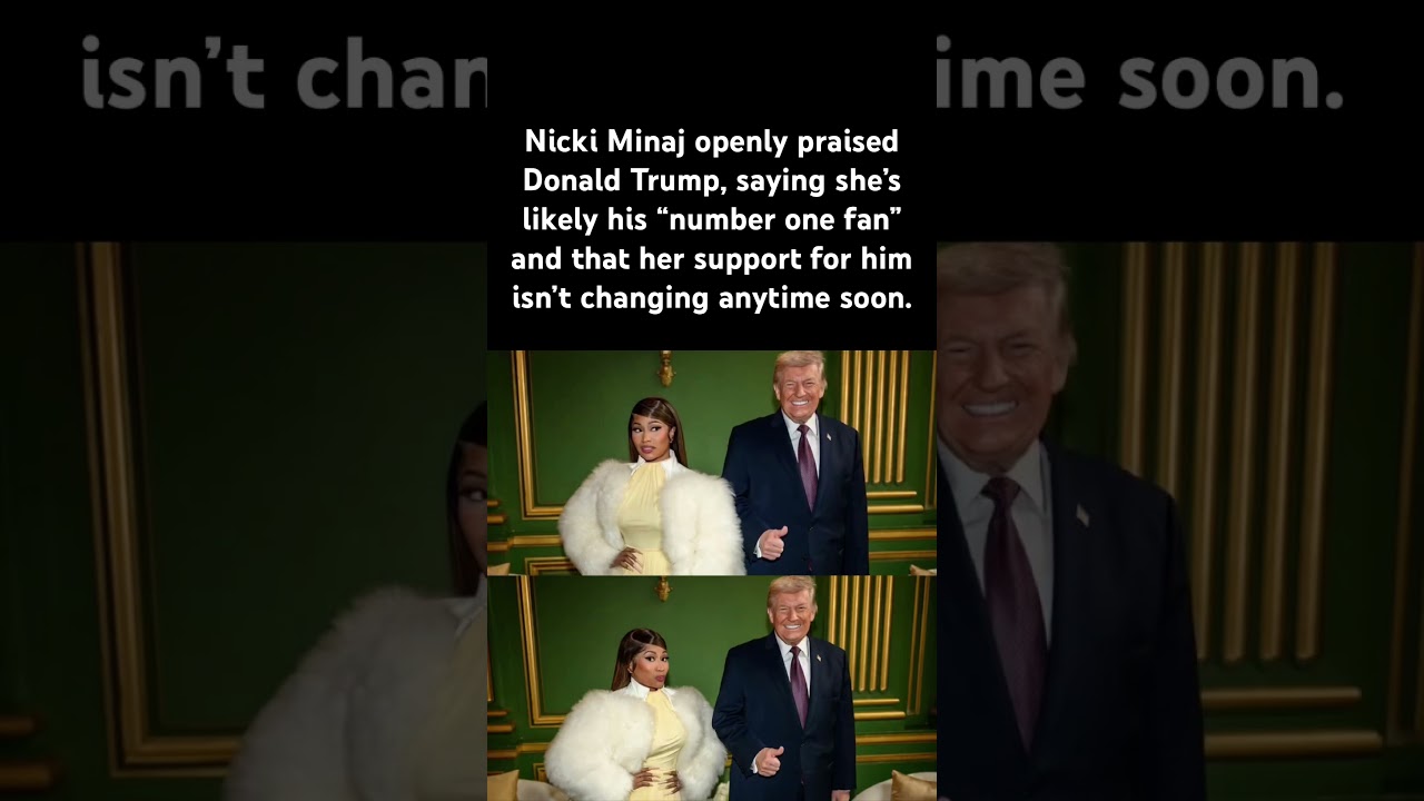 Nicki stands ten toes for Trump 🇺🇸🔥