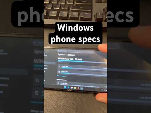 The specs of my Android phone running Windows #tech #windows #android #techtok #yaptech