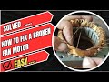 How to Fix a Broken Fan Motor | Easy DIY Repair for Cut or Burned Wires