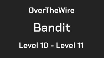 OverTheWire Bandit Level 10 - Level 11