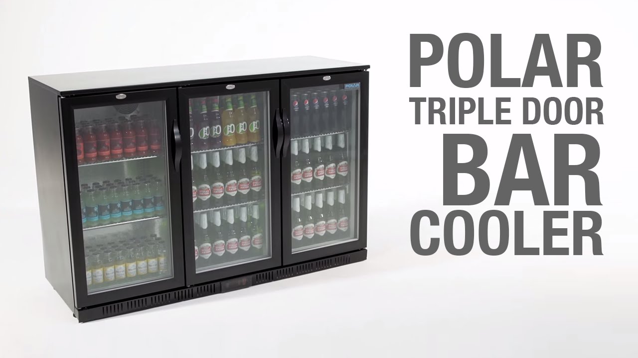 Polar Back Bar Cooler with Hinged Doors 198Ltr & 330Ltr