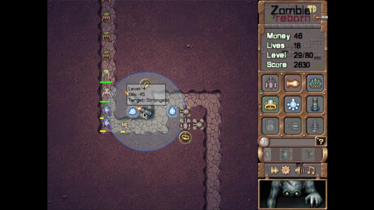 Zombie reborn td, hell level. Cố gắng phá đảo game.
