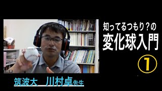 知ってるつもり？の変化球入門①フォーシーム、ツーシーム、スプリット