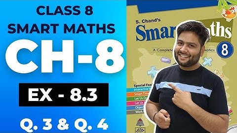 Smart Maths Class 8, Chapter - 8 || Exercise 8.3 || Percentage and It