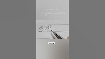 how to write Spencerian calligraphy alphabet E satisfying video @cursivepenmanship