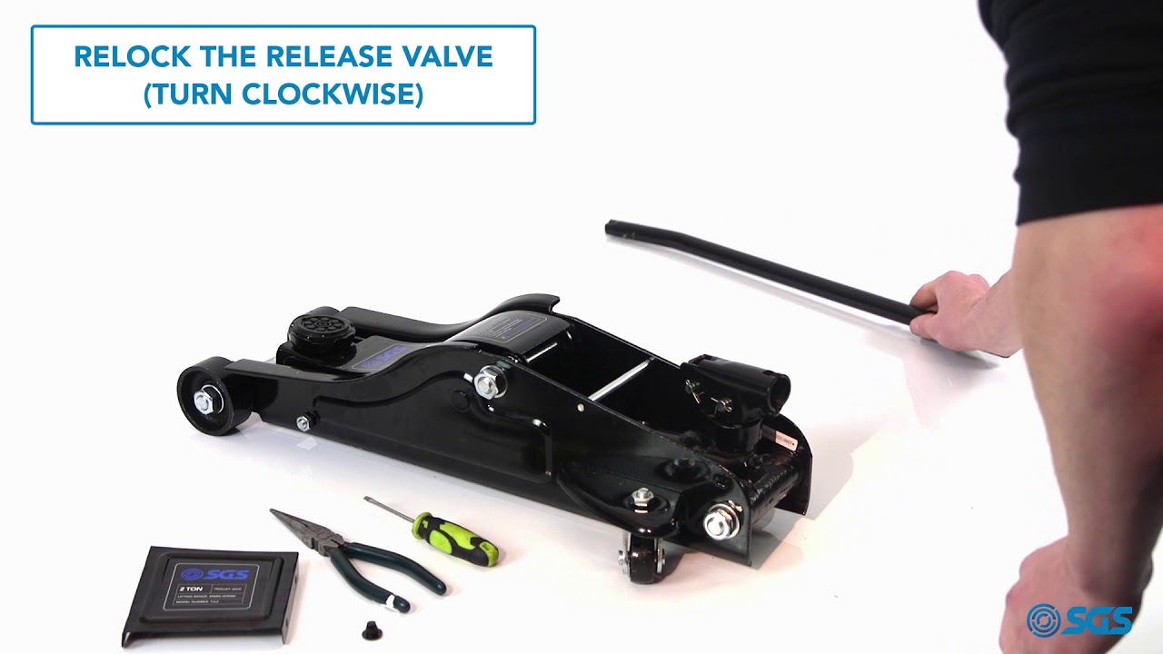 Trolley Jack Air Purge YouTube