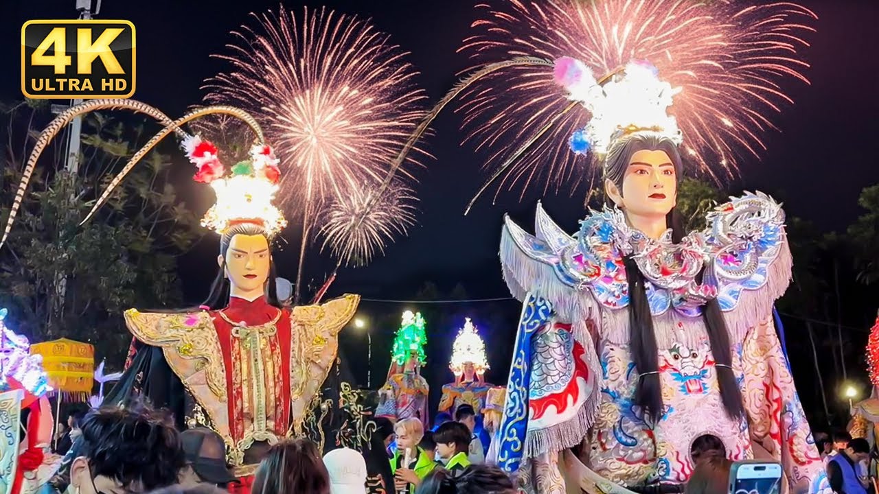 福州胪雷游神：华光世子风彩依旧，2025年大型追仙现场，非遗传承下的现场太震撼了！4K china