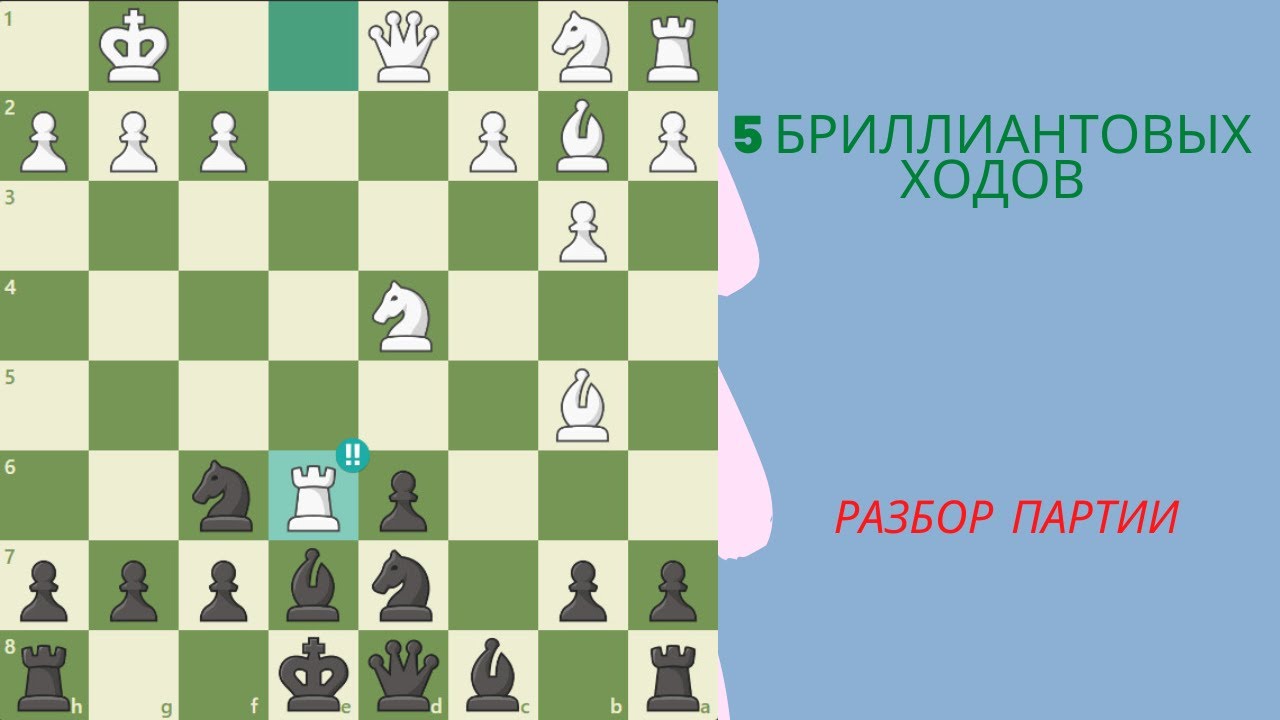 5 бриллиантовых ходов у соперника! Разбор острой партии - YouTube