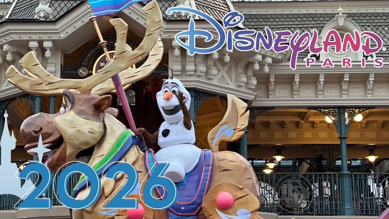Disney Stars On Parade - Full Parade - Town Square - POV - January 26, 2026 - Disneyland Paris