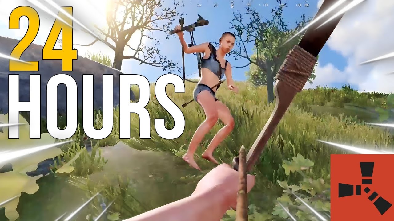 I played 24 hours in rust and this is what happened - Rust - YouTube