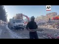 Turkey adiyaman streets show extent of destruction