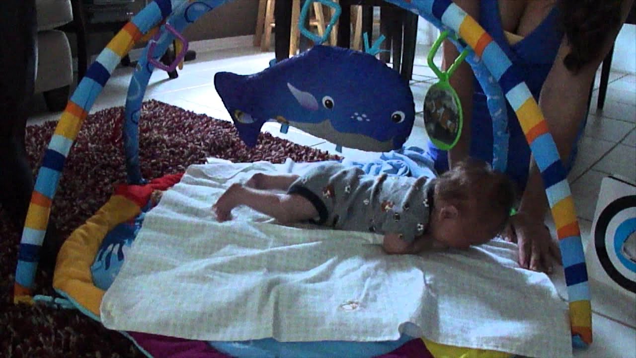 2 Week Old Baby Rolls Over... I Don't Want To Be On My Tummy Mom! YouTube