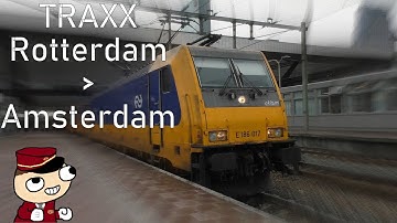 Rij met me mee met TRAXX van Rotterdam naar Amsterdam!