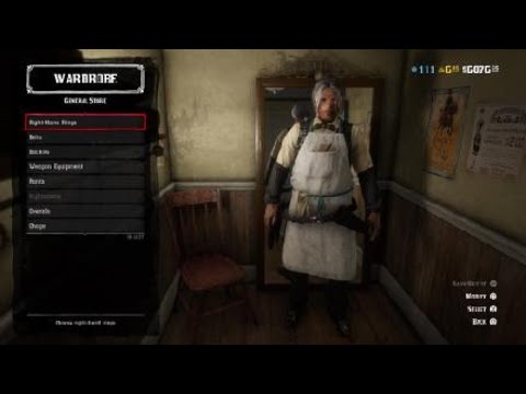 RDR2 Texas chainsaw massacre outfit - YouTube