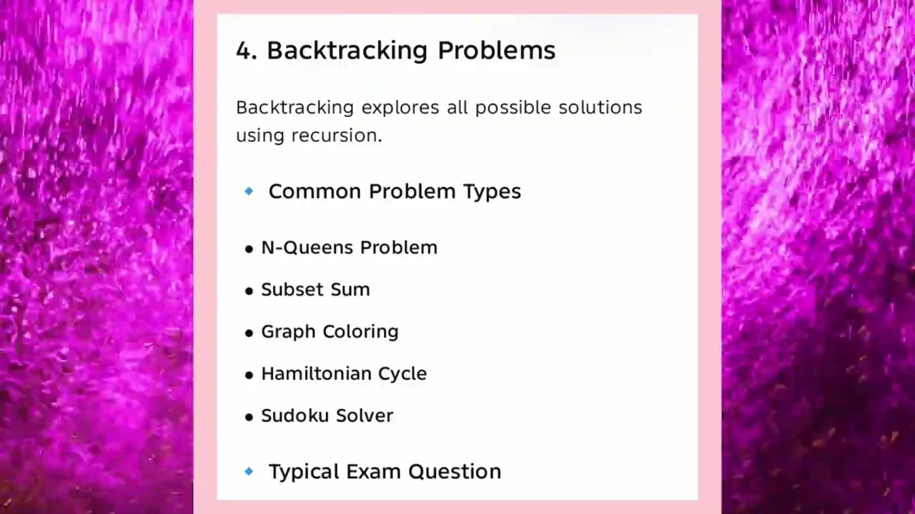 AD3351 UNIT 1 Important Problem Types in Design and Analysis of Algorithms