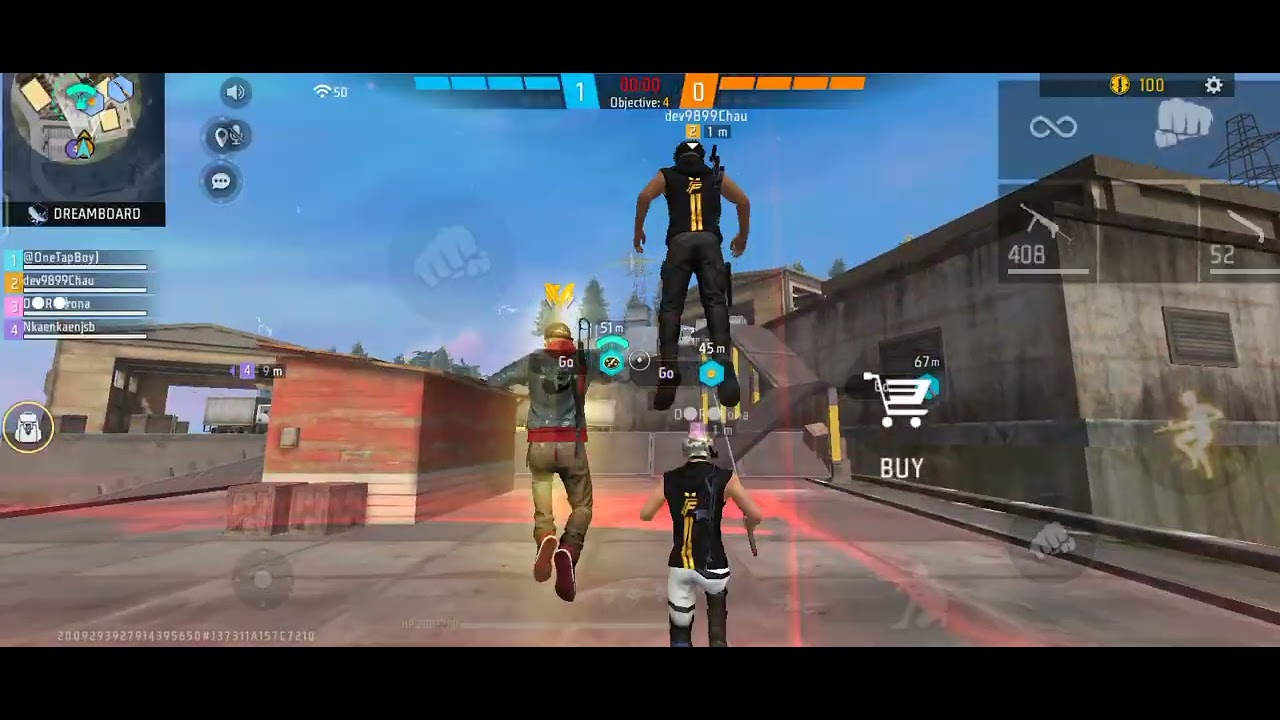 Free fire Cs rangked full video 1vs4 Cluch trending 