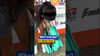 What's in My Bag? 👀 Ft. Mihika Yadav #shorts #shortsfeed #pickleball #viral #ytshorts